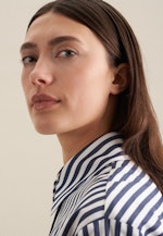 Twill Shirtblouse in Donkerblauw |  Seidensticker Onlineshop