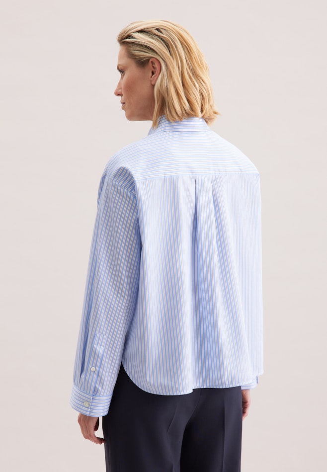 Oversized Hemdbluse Boxy in Hellblau | Seidensticker Onlineshop