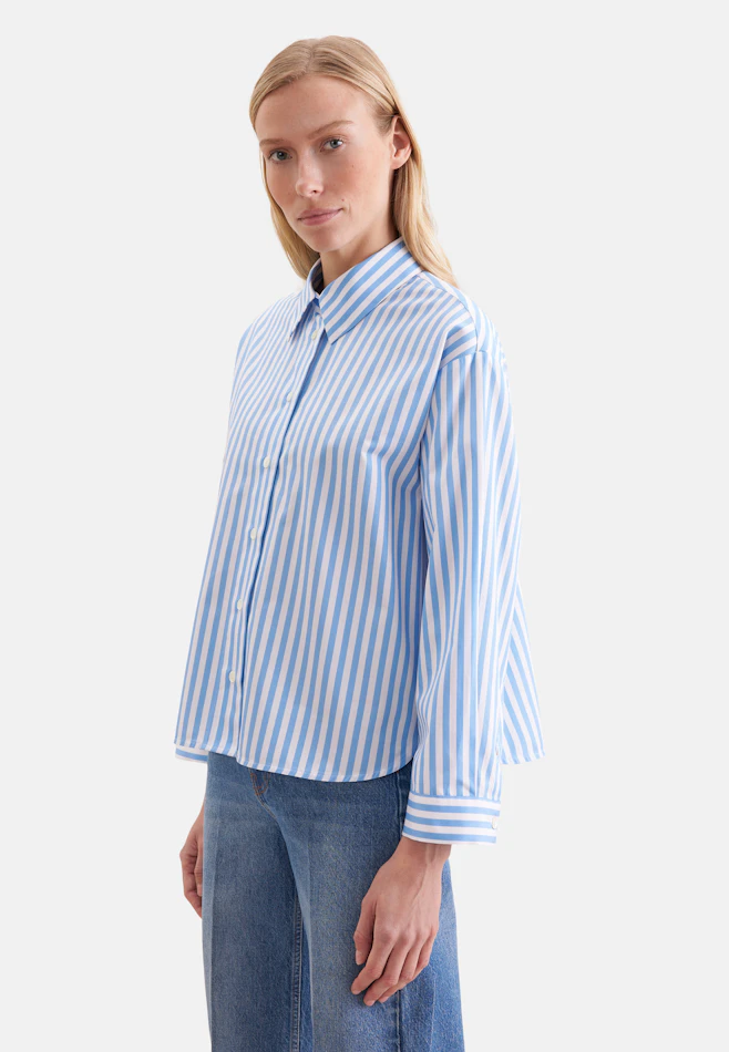 Oversized Hemdbluse Boxy in Hellblau | Seidensticker Onlineshop