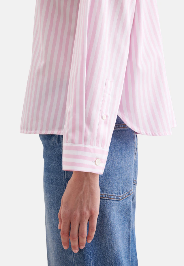 Oversized Hemdbluse Boxy in Rosa |  Seidensticker Onlineshop
