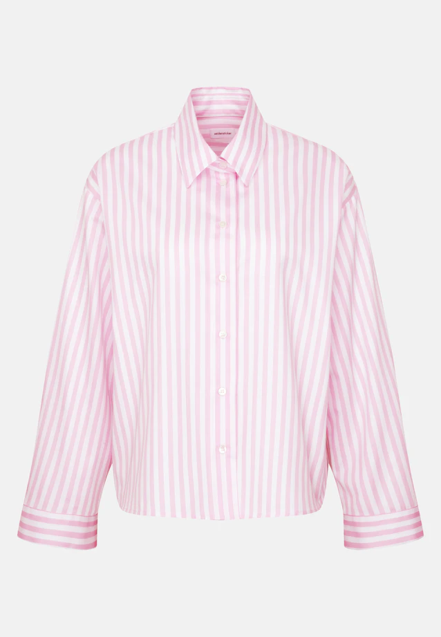 Oversized Hemdbluse Boxy in Rosa |  Seidensticker Onlineshop