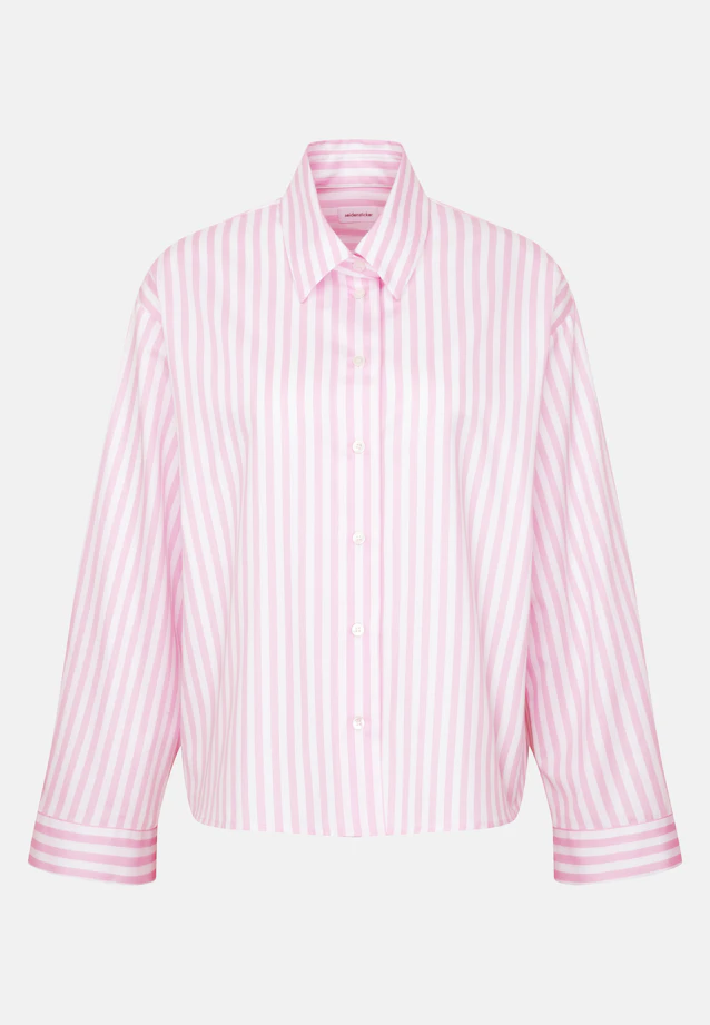 Oversized Hemdbluse Boxy in Rosa |  Seidensticker Onlineshop