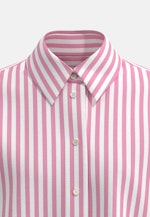Oversized Hemdbluse in Boxy Länge aus Baumwoll Twill in Rosa/Pink |  Seidensticker Onlineshop