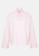 Oversized Hemdbluse in Boxy Länge aus Baumwoll Twill in Rosa/Pink |  Seidensticker Onlineshop