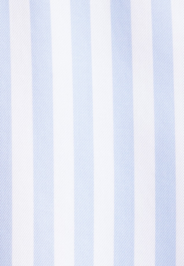Oversized Hemdbluse in Boxy Länge aus Baumwoll Twill in Mittelblau |  Seidensticker Onlineshop