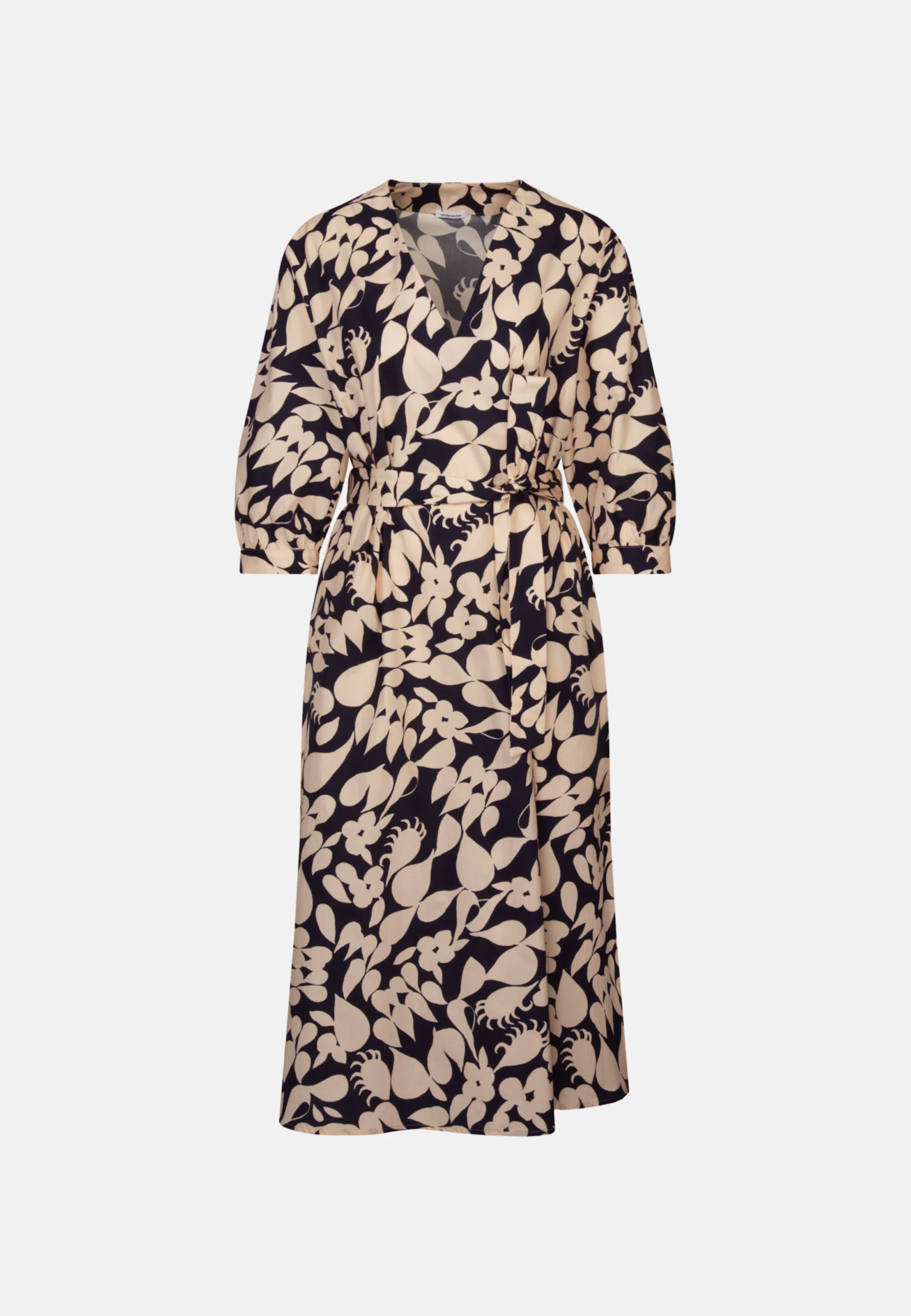 Damen Popeline Maxi Kleid dunkelblau | Seidensticker