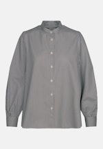 Twill Stehkragenbluse in Dunkelblau |  Seidensticker Onlineshop