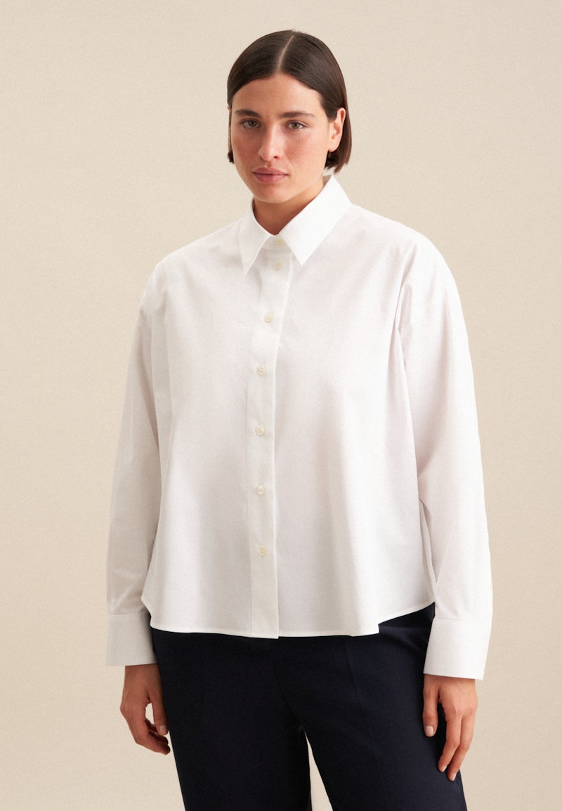 Grande taille Collar Shirt Blouse