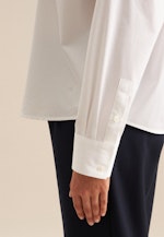 Grande taille Collar Shirt Blouse in White |  Seidensticker Onlineshop