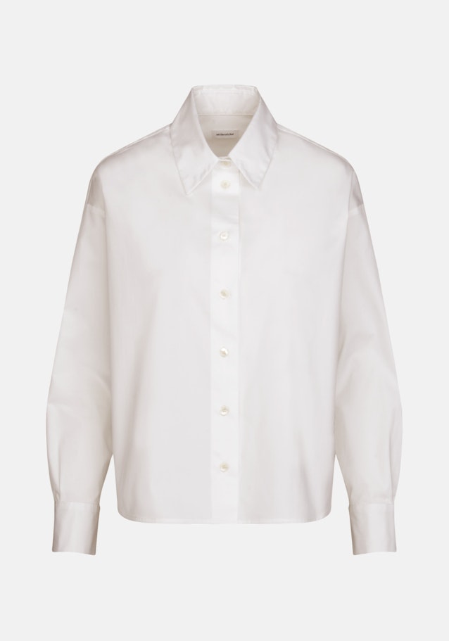 Curvy Kragen Hemdbluse Oversized in Weiß |  Seidensticker Onlineshop