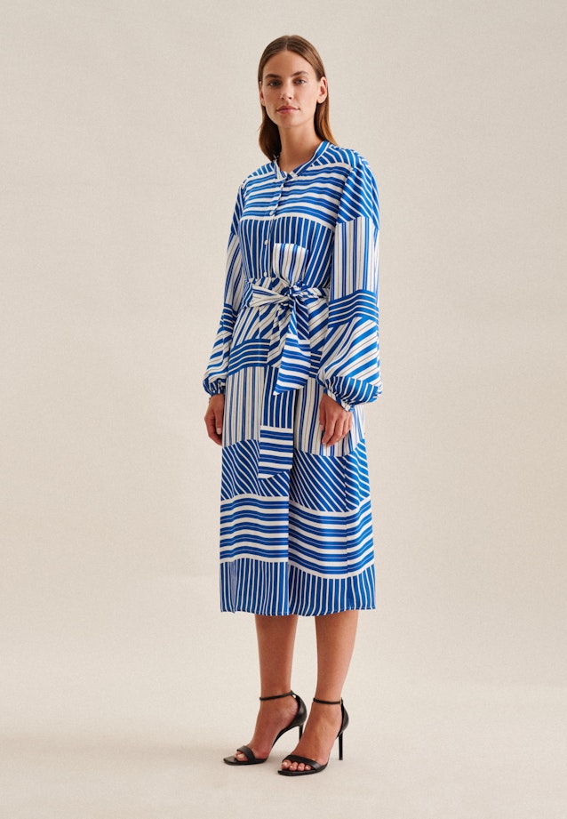 Midi Kleid in Mittelblau | Seidensticker Onlineshop