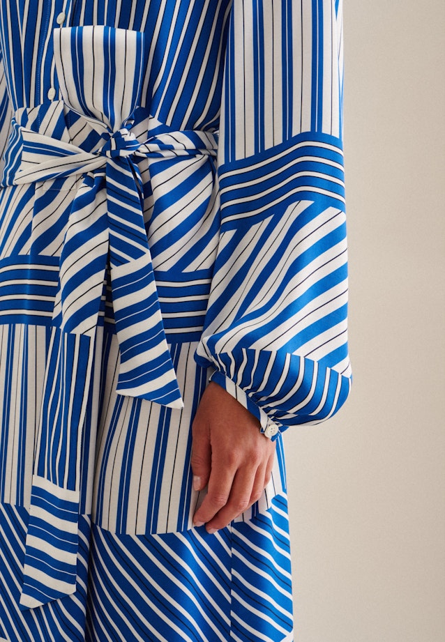 Midi Kleid in Mittelblau |  Seidensticker Onlineshop