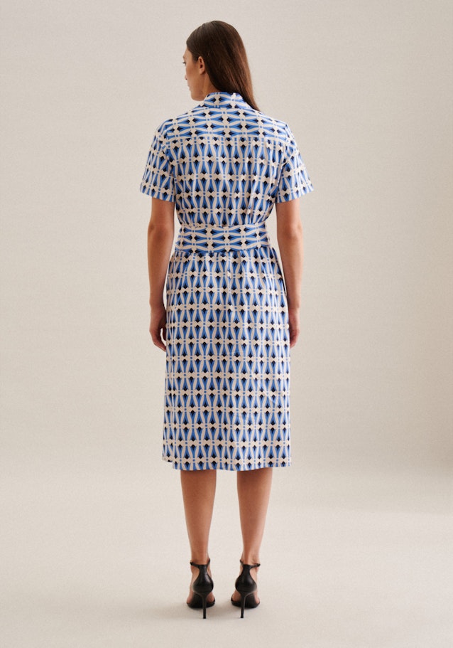 Collar Dress in Medium Blue | Seidensticker Onlineshop