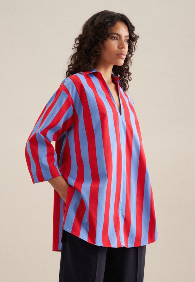 7/8-sleeve Satin Tunic in Red | Seidensticker Onlineshop