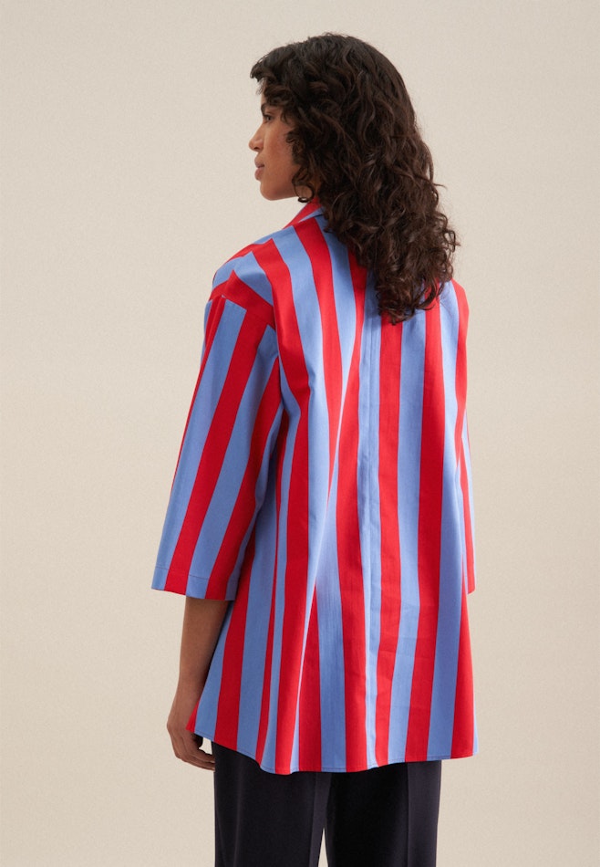 7/8-sleeve Satin Tunic in Red | Seidensticker online shop