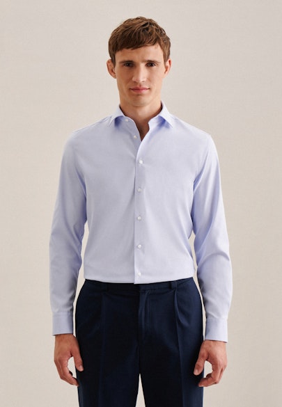 Slim Performance shirt Uni in Light Blue |  Seidensticker Onlineshop