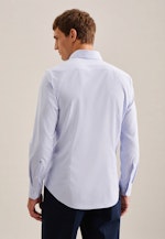 Twill Performance-Hemd in Slim mit Kentkragen in Hellblau |  Seidensticker Onlineshop