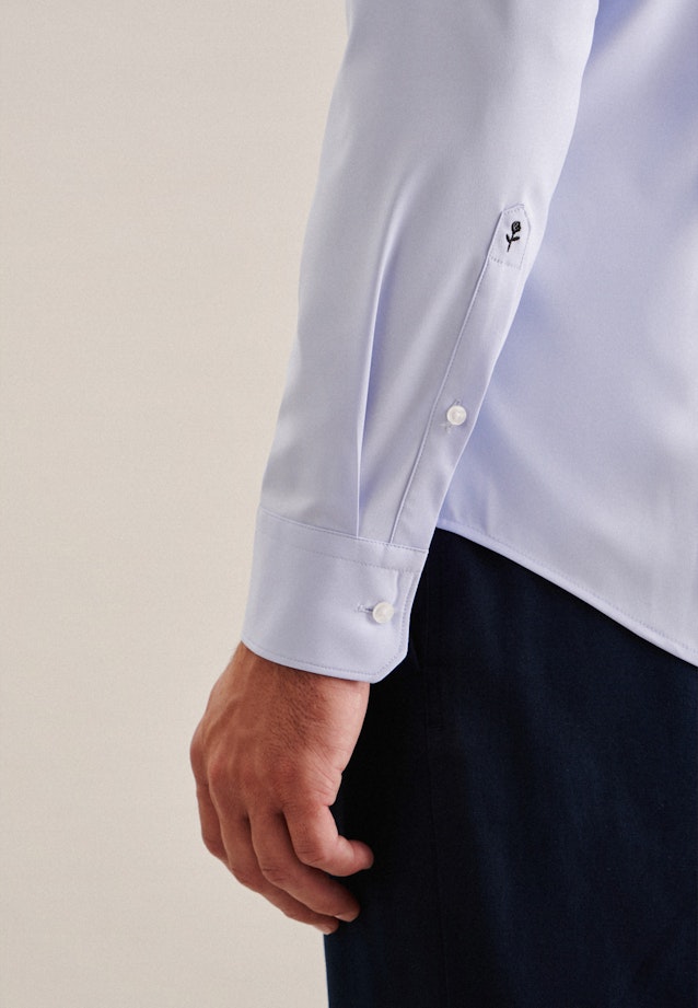 Performance shirt in Slim with Kent-Collar in Light Blue |  Seidensticker Onlineshop