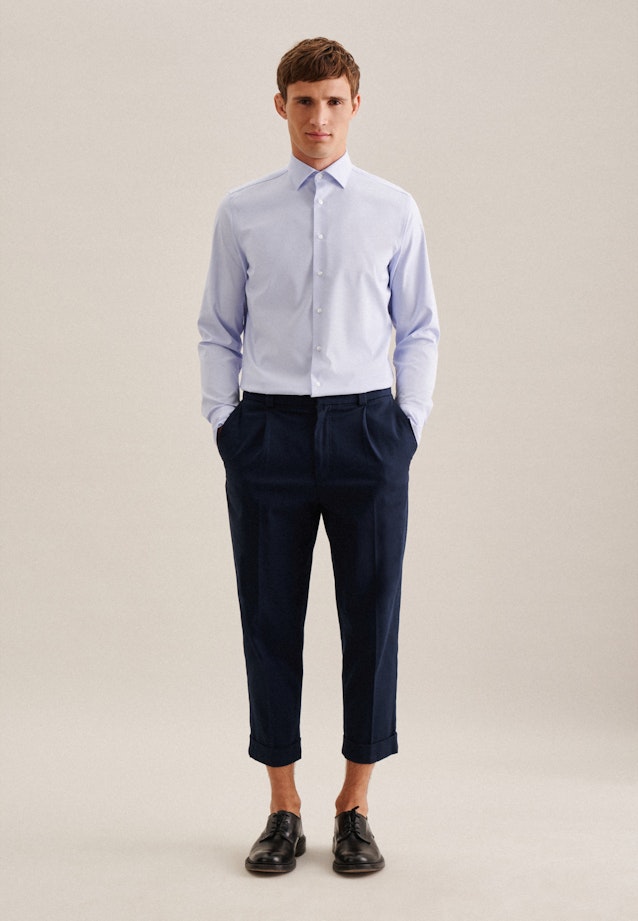 Slim Performance-Hemd Uni in Hellblau |  Seidensticker Onlineshop