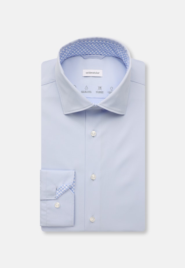 Slim Performance-Hemd Uni in Hellblau |  Seidensticker Onlineshop