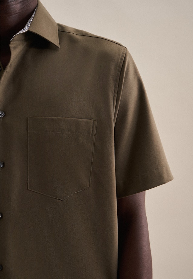 Regular Business Hemd Uni in Grün |  Seidensticker Onlineshop