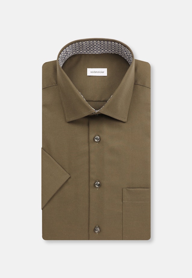 Regular Business Hemd Uni in Grün |  Seidensticker Onlineshop