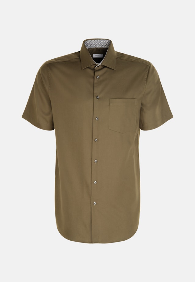 Regular Business Hemd Uni in Grün |  Seidensticker Onlineshop