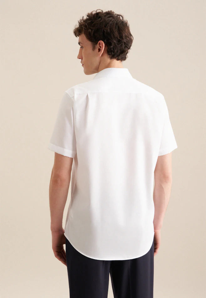 Regular Chemise d'affaires Uni dans Blanc | Boutique en ligne Seidensticker