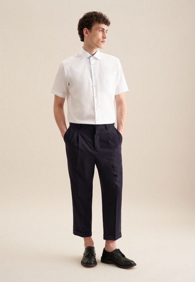 Regular Business Hemd Uni in Weiß |  Seidensticker Onlineshop