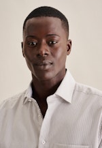 Regular Business Hemd Streifen in Braun |  Seidensticker Onlineshop