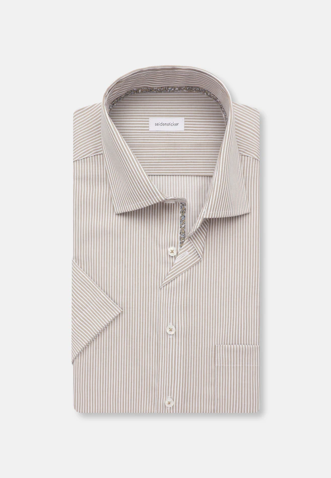 Regular Chemise d'affaires rayures dans Marron | Boutique en ligne Seidensticker