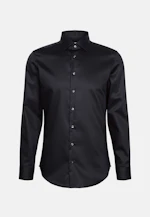 Slim Business Hemd Uni in Schwarz |  Seidensticker Onlineshop