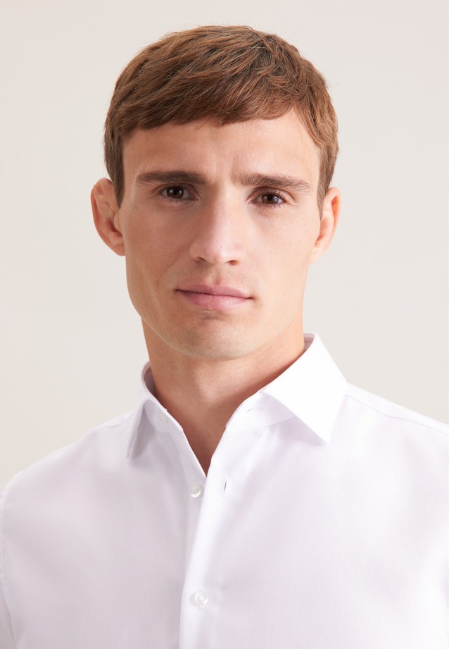 Slim Chemise d'affaires Uni in Blanc |  Seidensticker Onlineshop