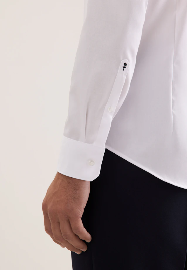 Slim Business shirt Uni in White |  Seidensticker Onlineshop