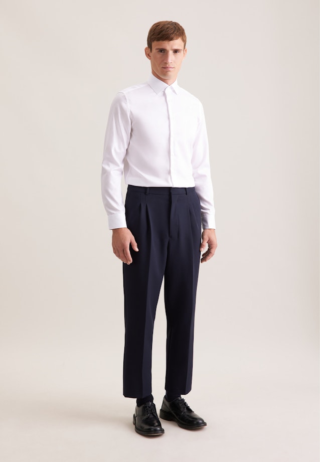 Slim Business Hemd Uni in Weiß |  Seidensticker Onlineshop