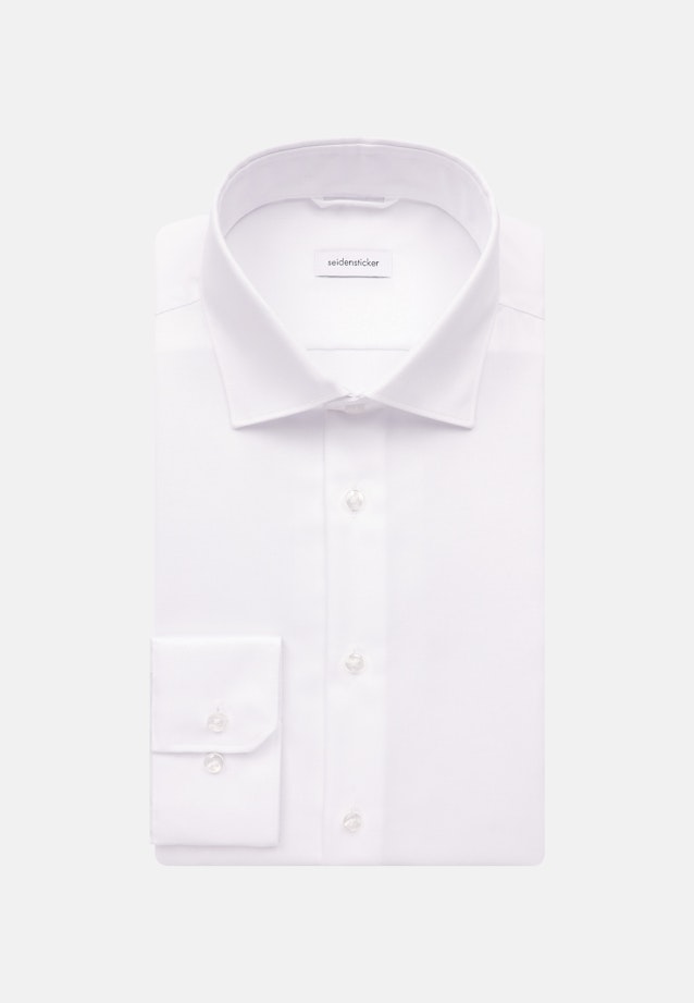 Slim Business Hemd Uni in Weiß |  Seidensticker Onlineshop