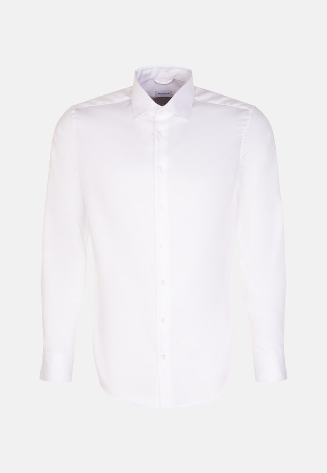 Slim Business Hemd Uni in Weiß |  Seidensticker Onlineshop