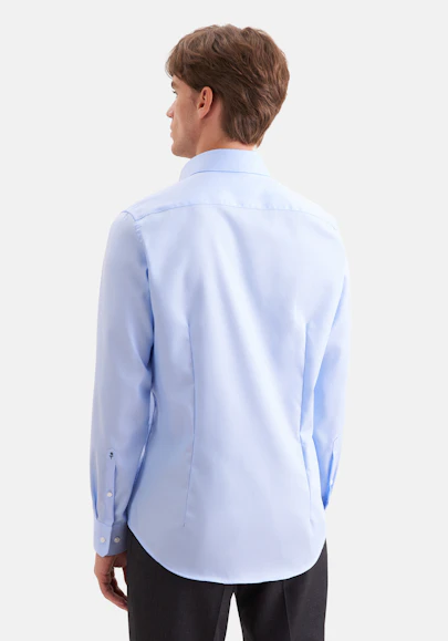 Slim Business shirt Uni in Middle Blue | Seidensticker Onlineshop
