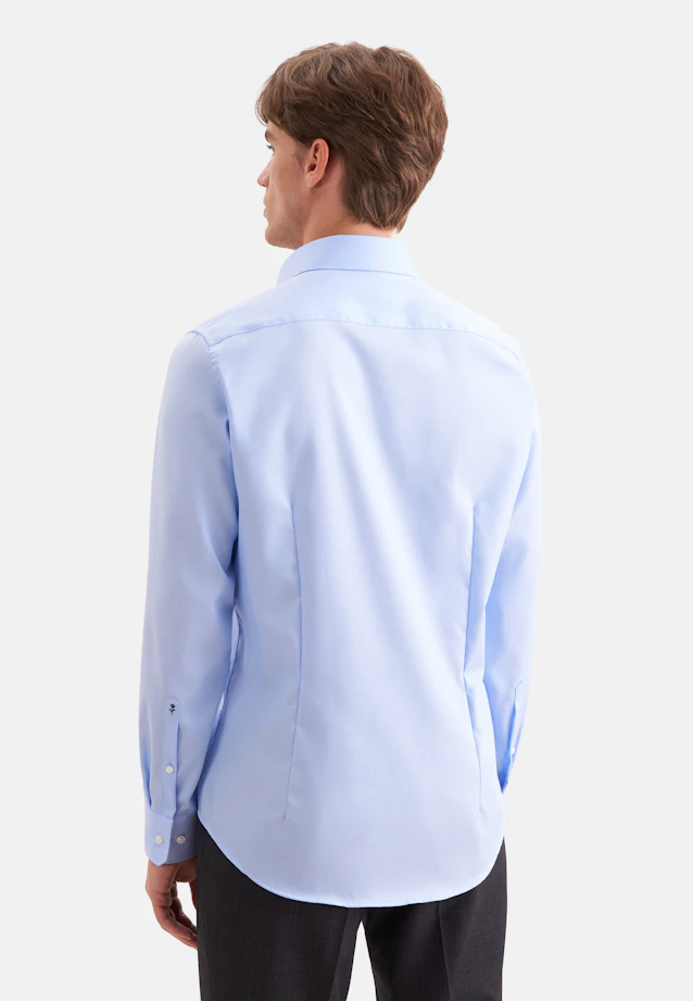 Slim Business Hemd Uni in Mittelblau |  Seidensticker Onlineshop
