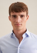 Slim Business Hemd Uni in Mittelblau |  Seidensticker Onlineshop