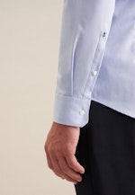 Non-iron Twill Zakelijk overhemd in Slim with Kentkraag in Lichtblauw |  Seidensticker Onlineshop