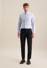 Twill Business Hemd in Slim mit Kent-Collar in Mid Blue |  Seidensticker Onlineshop