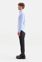 Slim Business Hemd Uni in Mittelblau |  Seidensticker Onlineshop