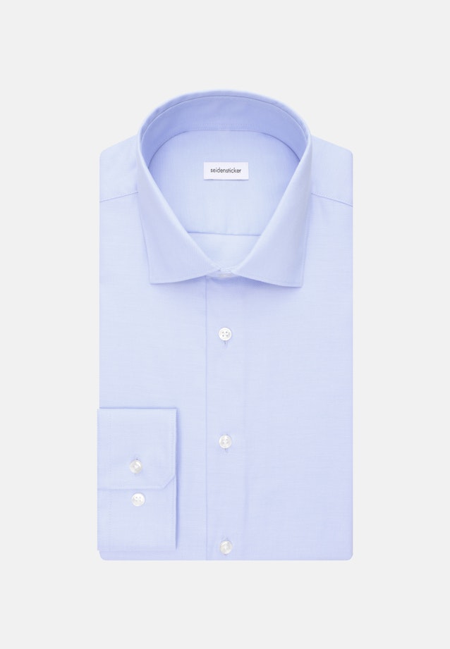 Slim Business shirt Uni in Middle Blue |  Seidensticker Onlineshop