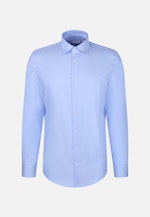 Non-iron Twill Business shirt in Slim with Kent-Collar in Light Blue |  Seidensticker Onlineshop