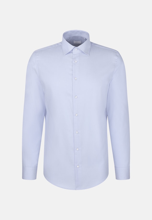 Slim Business Hemd Uni in Mittelblau |  Seidensticker Onlineshop
