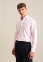 Non-iron Twill Business shirt in Slim with Kent-Collar in Pink |  Seidensticker Onlineshop