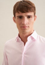 Non-iron Twill Business shirt in Slim with Kent-Collar in Pink |  Seidensticker Onlineshop