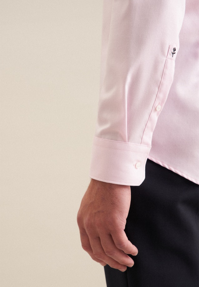 Chemise d'affaires Slim sans repassage Col Kent in Rose Fuchsia |  Seidensticker Onlineshop