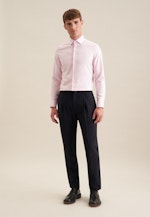 Non-iron Twill Business shirt in Slim with Kent-Collar in Pink |  Seidensticker Onlineshop